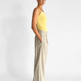 Linen Pleat Trouser