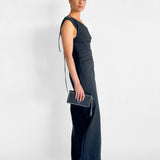 Asymmetrical Draped Maxi Dress