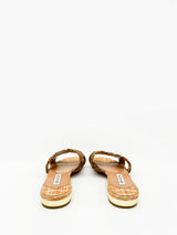 Rope Raffia Flat Sandals