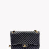 Jumbo Classic Chevron Handbag