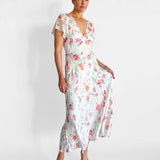 Evie V Neck Midi Dress