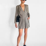 Kate Wrap Effect Silk Dress