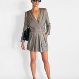 Kate Wrap Effect Silk Dress