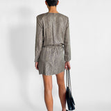 Kate Wrap Effect Silk Dress