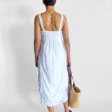 Marta Embroidered Midi Dress