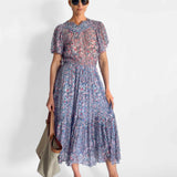 Silk Frill Dress