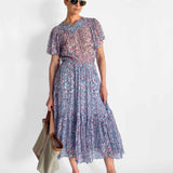 Silk Frill Dress