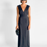 Linen Maxi Dress