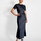 Short Sleeve Bias Dress