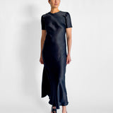 Short Sleeve Bias Dress