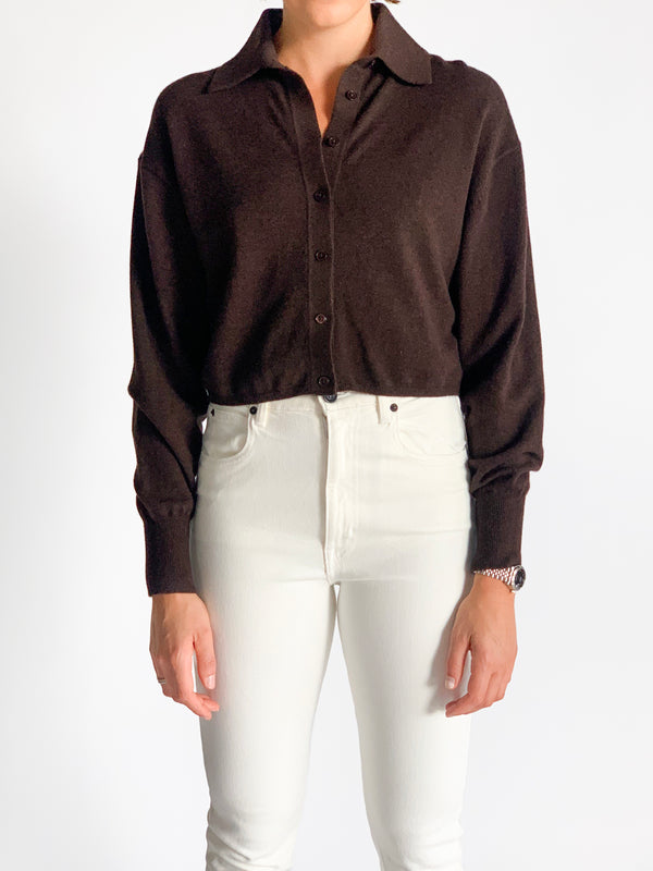 Cashmere Shirt Sweater