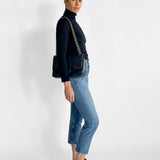 Merino Cashmere Turtle Neck Top