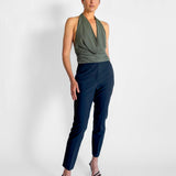 Deep Cowl Sheer Top