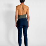 Deep Cowl Sheer Top