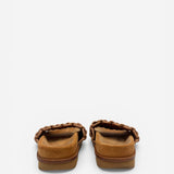 Kacey Braided Leather Platform Slide