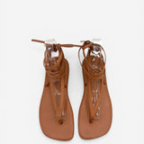 Jamie Leather Platform Sandals