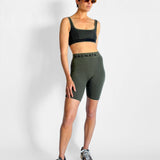 Houndstooth Biker Shorts