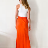 Priscilla Tie Midi Skirt