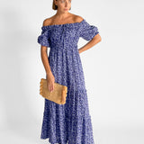 Off Shouler Maxi Dress