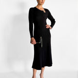 Crescent Knit Maxi Dress