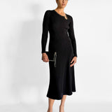Crescent Knit Maxi Dress