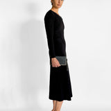 Crescent Knit Maxi Dress