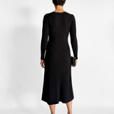 Crescent Knit Maxi Dress