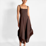 Emine Fringe Hem Dress