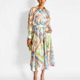 Halcyon Relaxed Shirt and Maxi Skirt Set