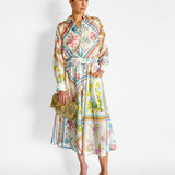 Halcyon Relaxed Shirt and Maxi Skirt Set