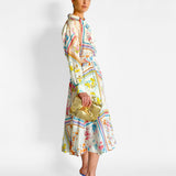 Halcyon Relaxed Shirt and Maxi Skirt Set