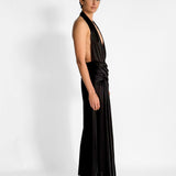 Selene Plunge Jersey Gown