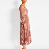 Burnout Sunray Midi Dress