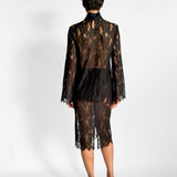 Zemira Lace Top & Midi Skirt Set