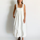 Puff Maxi Dress