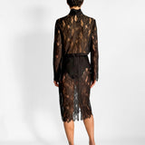 Zemira Lace Top & Midi Skirt Set