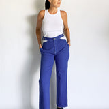 Y Front Denim Trousers