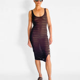 Seda Silk Check Dress