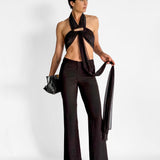 Detail Jersey Top & Jenny Trousers Set