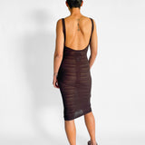 Seda Silk Check Dress