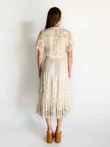 Maggie Embroidered Dress Midi Dress