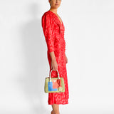 Azel Jacquard Midi Dress
