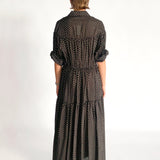 Tiered Drawcord Dress