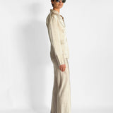 Loretta Bias Pant & Freda Slim Shirt Set