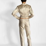 Loretta Bias Pant & Freda Slim Shirt Set