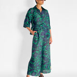 Tiggy Silk Shirt and Pant Set