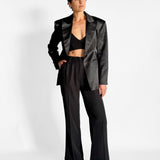 Inge Wool Silk Duchesse Satin Blazer