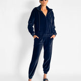 Simone Velour Zip Up Hoodie and Track Pants