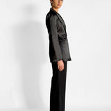 Inge Wool Silk Duchesse Satin Blazer