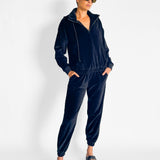 Simone Velour Zip Up Hoodie and Track Pants